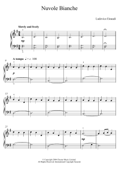 Nuvole Bianche von Ludovico Einaudi (Download) 