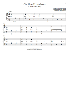 Oh, How I Love Jesus von Carolyn Miller (Download) 