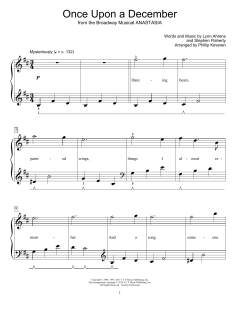 Once Upon A December von Stephen Flaherty (Download) 