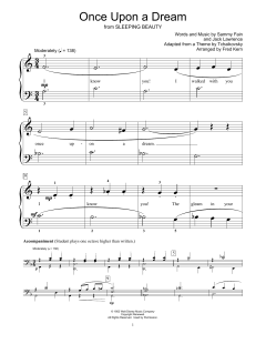 Once Upon A Dream von Sammy Fain (Download) 