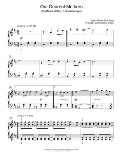Our Dearest Mothers von South African folk song (Download) 