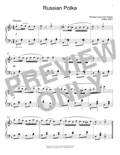 Russian Polka von Michail Glinka (Download) 