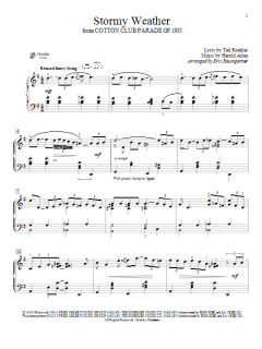 Stormy Weather von Harold Arlen (Download) 