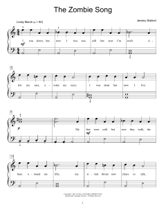 The Zombie Song von Jeremy Siskind (Download) 