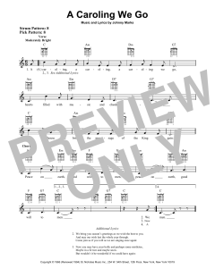 A Caroling We Go von Johnny Marks (Download) 