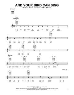 And Your Bird Can Sing von The Beatles (Download) 