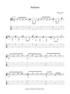 Andante von Matteo Carcassi (Download) 