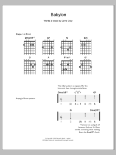 Babylon von David Gray (Download) 