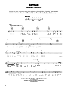 Boredom von John Sebastian (Download) 