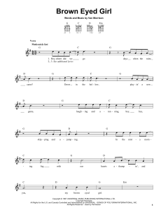Brown Eyed Girl von Van Morrison (Download) 