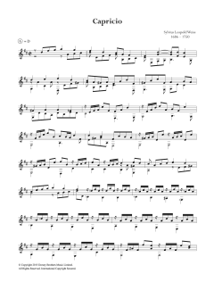 Capricio von Silvius Leopold Weiss (Download) 
