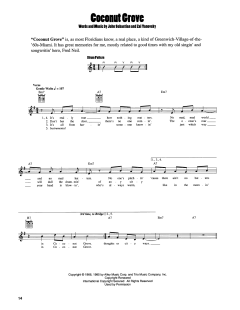 Coconut Grove von John Sebastian (Download) 