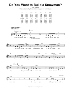 Do You Want To Build A Snowman? von Robert Lopez (Download) 