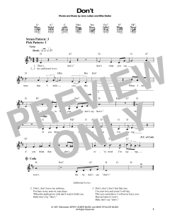 Don't von Elvis Presley (Download) 