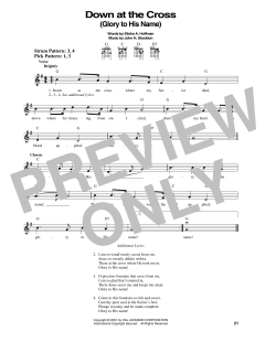Down At The Cross von Elisha A. Hoffman (Download) 