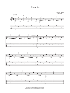 Estudio von Francisco Tárrega (Download) 