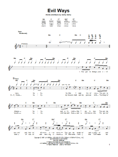 Evil Ways von Carlos Santana (Download) 