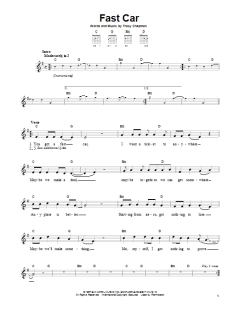Fast Car von Tracy Chapman (Download) 