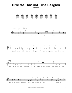 Give Me That Old Time Religion (Download) 
