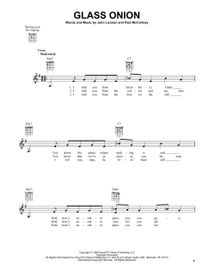 Glass Onion von The Beatles (Download) 
