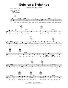Goin' On A Sleighride von Ralph Blane (Download) 