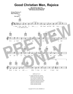 Good Christian Men, Rejoice von John Mason Neale (Download) 
