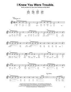I Knew You Were Trouble von Taylor Swift (Download) 