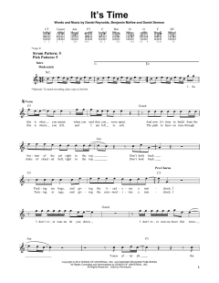 It's Time von Imagine Dragons (Download) 