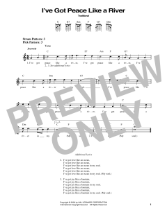 I've Got Peace Like A River (Download) 