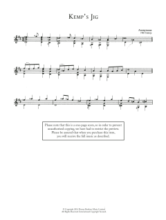 Kemp's Jig (Download) 