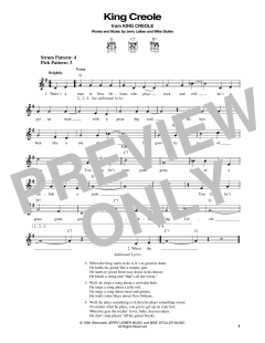 King Creole von Elvis Presley (Download) 