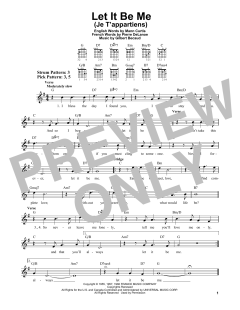 Let It Be Me von Elvis Presley (Download) 