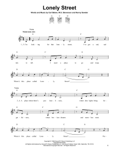 Lonely Street von Andy Williams (Download) 