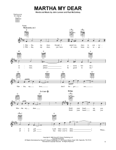 Martha My Dear von The Beatles (Download) 