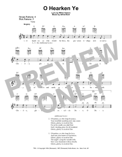 O Hearken Ye von Alfred Burt (Download) 