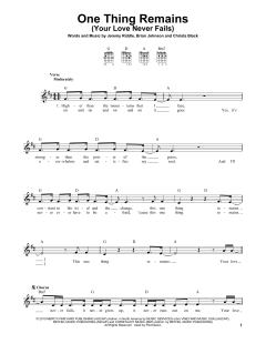 One Thing Remains von Brian Johnson (Download) 