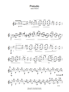 Preludio von Isaac Albéniz (Download) 
