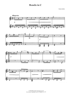 Rondo In C von Anton Andre (Download) 