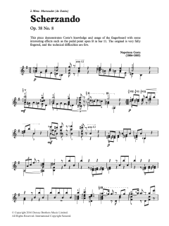Scherzando von Napoléon Coste (Download) 