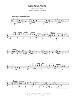 Serenata Arabe von Isaac Albéniz (Download) 