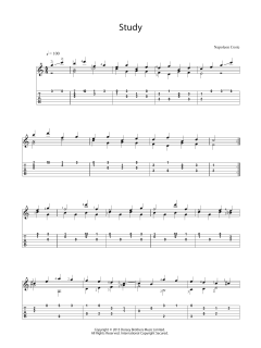 Study von Napoléon Coste (Download) 
