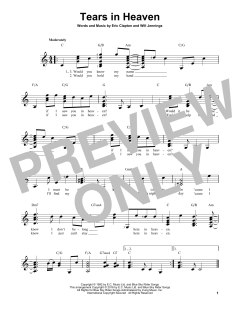 Tears In Heaven von Eric Clapton (Download) 