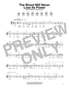 The Blood Will Never Lose Its Power von Andrae Crouch (Download) 