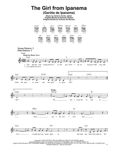 The Girl From Ipanema von Antonio Carlos Jobim (Download) 