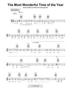 The Most Wonderful Time Of The Year von George Wyle (Download) 