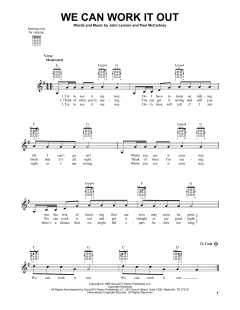 We Can Work It Out von The Beatles (Download) 