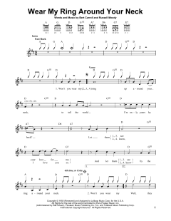Wear My Ring Around Your Neck von Elvis Presley (Download) 