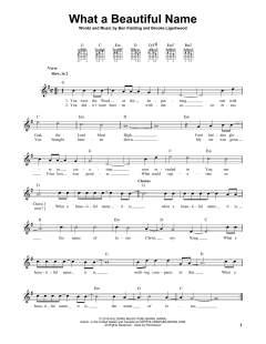 What A Beautiful Name von Hillsong Worship (Download) 