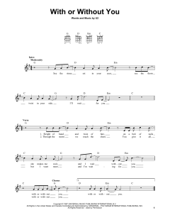 With Or Without You von U2 (Download) 