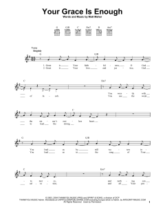 Your Grace Is Enough von Chris Tomlin (Download) 